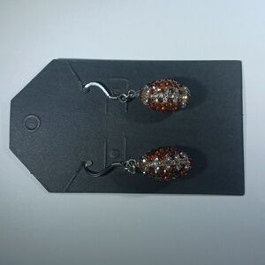 Football Earrings New Handmade
